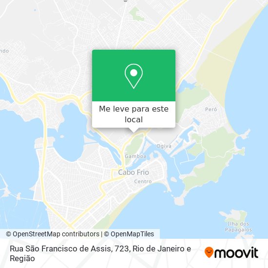 Rua São Francisco de Assis, 723 mapa
