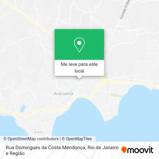Rua Domingues da Costa Mendonça mapa
