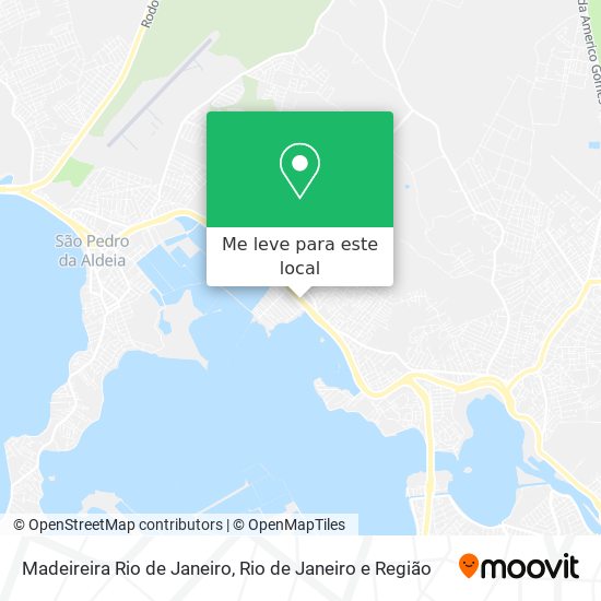 Madeireira Rio de Janeiro mapa