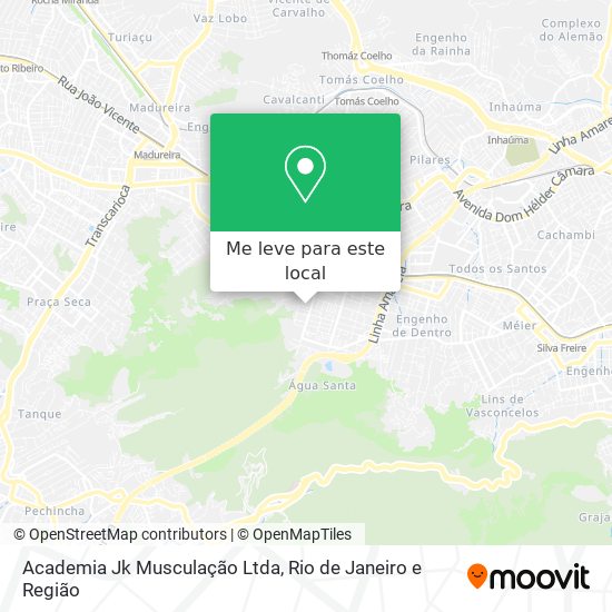 Academia Jk Musculação Ltda mapa
