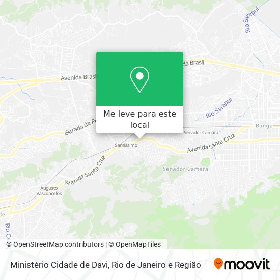 Ministério Cidade de Davi mapa