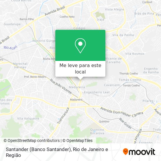 Santander (Banco Santander) mapa