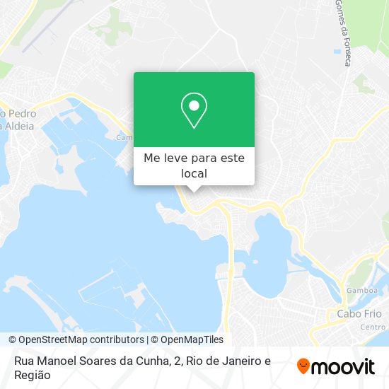 Rua Manoel Soares da Cunha, 2 mapa