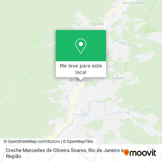 Creche Mercedes de Oliveira Soares mapa