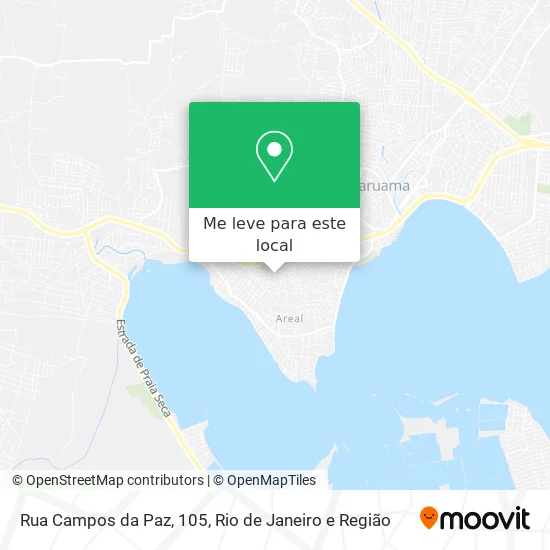 Rua Campos da Paz, 105 mapa