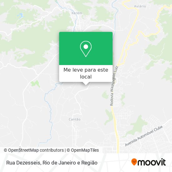 Rua Dezesseis mapa