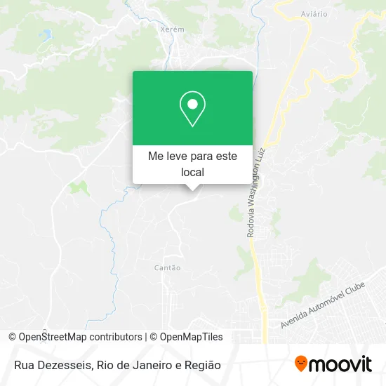 Rua Dezesseis mapa