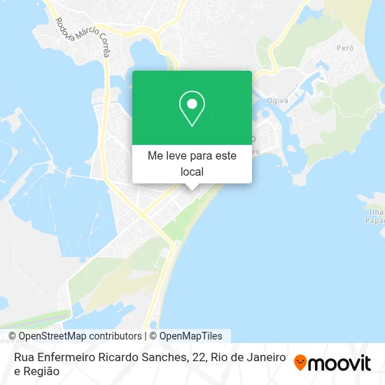 Rua Enfermeiro Ricardo Sanches, 22 mapa