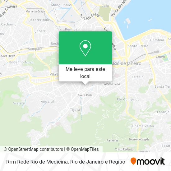 Rrm Rede Rio de Medicina mapa