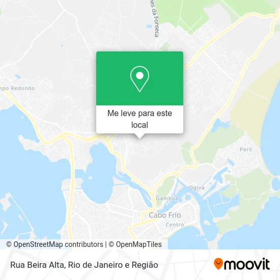 Rua Beira Alta mapa