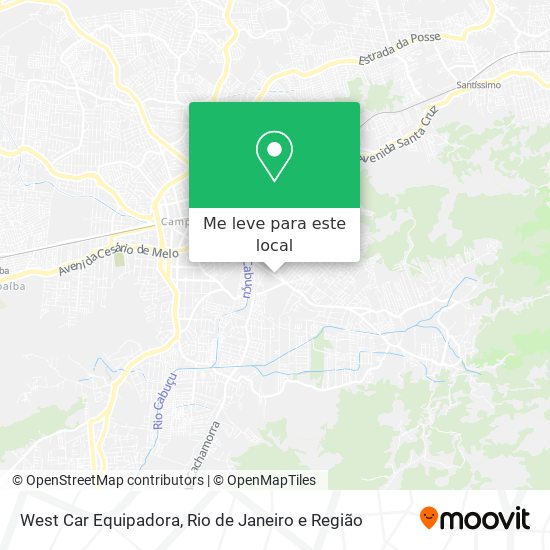 West Car Equipadora mapa