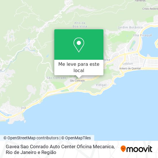 Gavea Sao Conrado Auto Center Oficina Mecanica mapa