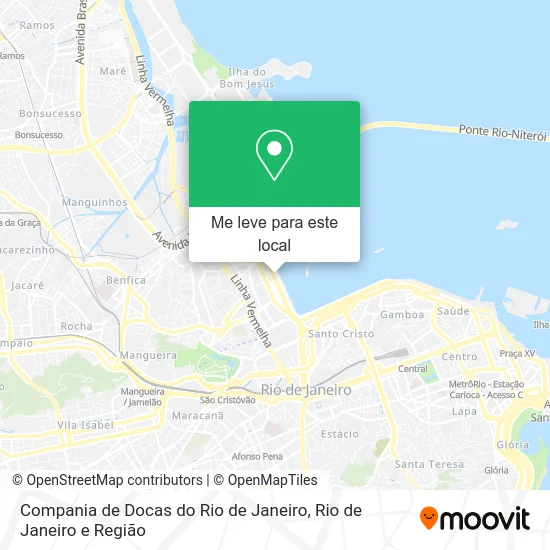 Compania de Docas do Rio de Janeiro mapa