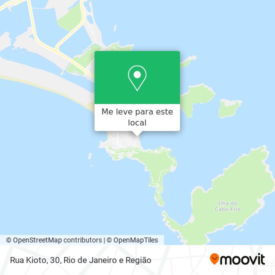 Rua Kioto, 30 mapa