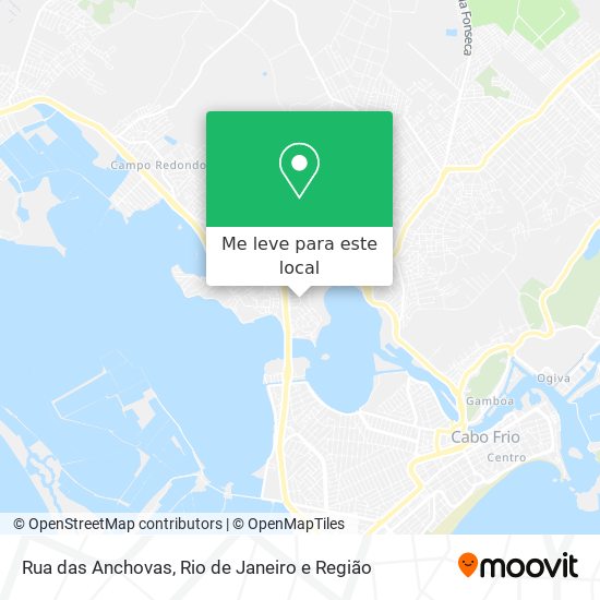 Rua das Anchovas mapa