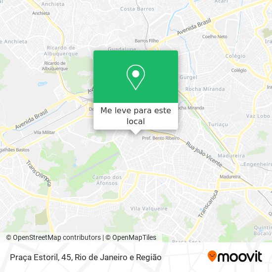 Praça Estoril, 45 mapa
