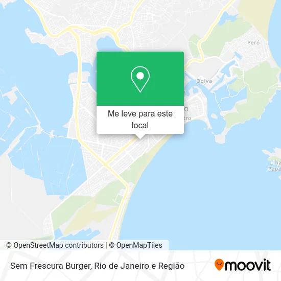 Sem Frescura Burger mapa