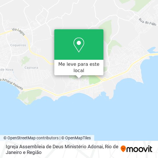 Igreja Assembleia de Deus Ministério Adonai mapa