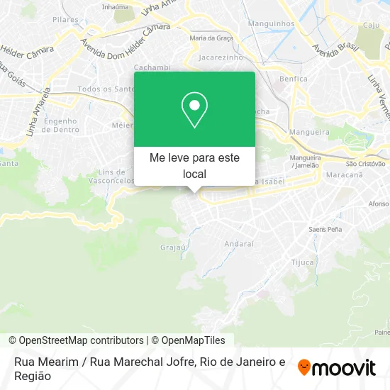 Rua Mearim / Rua Marechal Jofre mapa