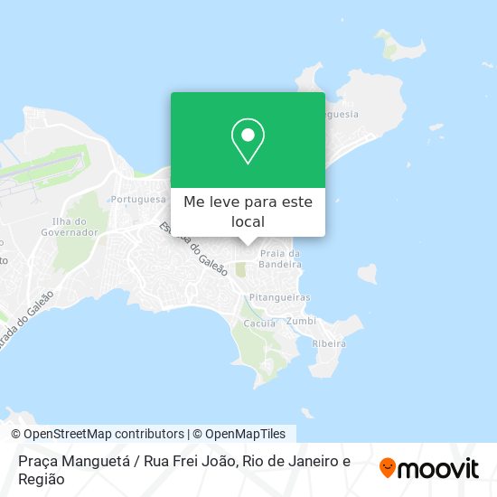 Praça Manguetá / Rua Frei João mapa