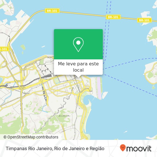 Timpanas Rio Janeiro mapa