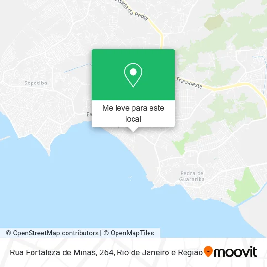 Rua Fortaleza de Minas, 264 mapa