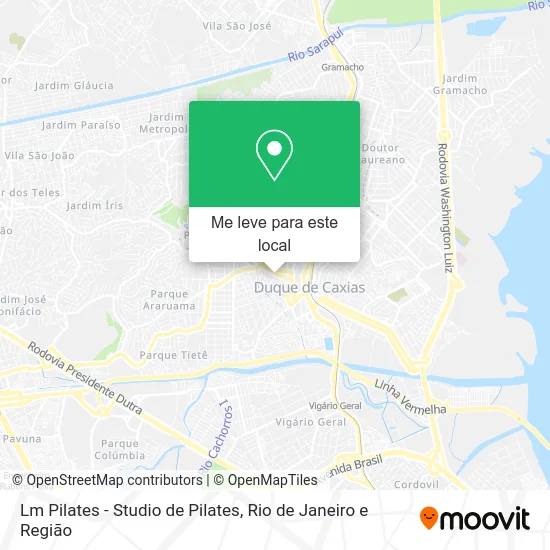Lm Pilates - Studio de Pilates mapa