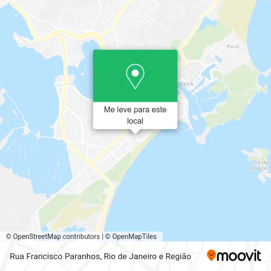 Rua Francisco Paranhos mapa