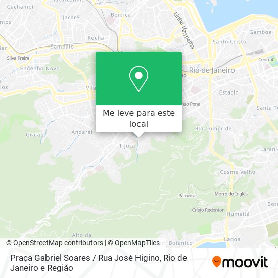 Praça Gabriel Soares / Rua José Higino mapa