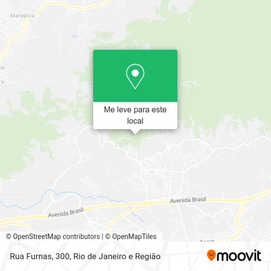 Rua Furnas, 300 mapa