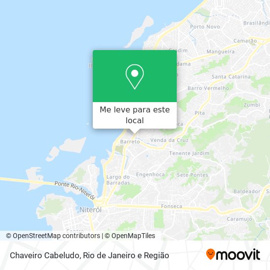 Chaveiro Cabeludo mapa