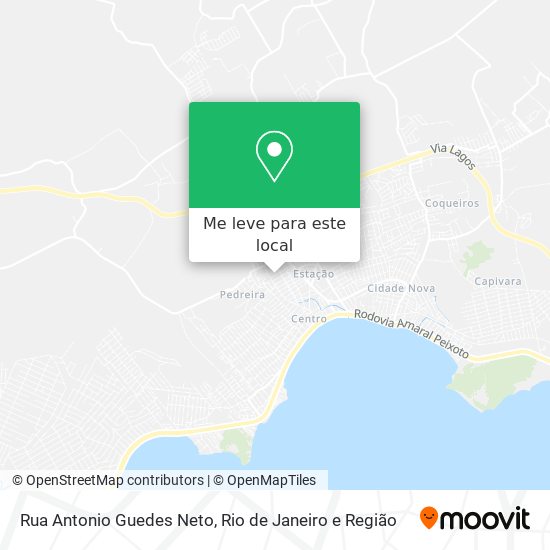 Rua Antonio Guedes Neto mapa