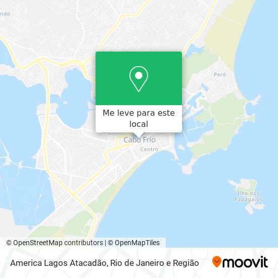 America Lagos Atacadão mapa