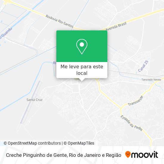 Creche Pinguinho de Gente mapa