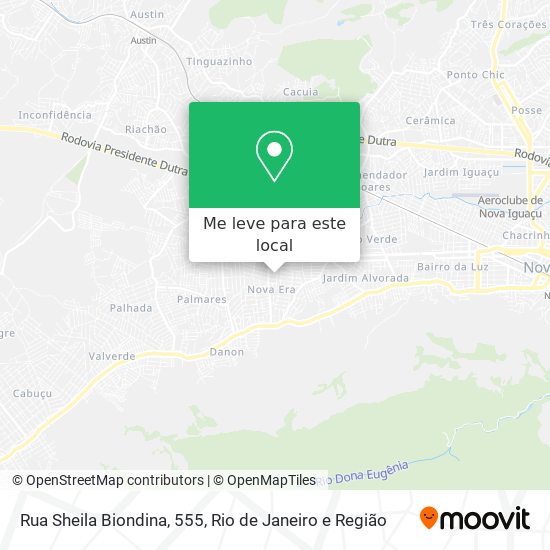 Rua Sheila Biondina, 555 mapa