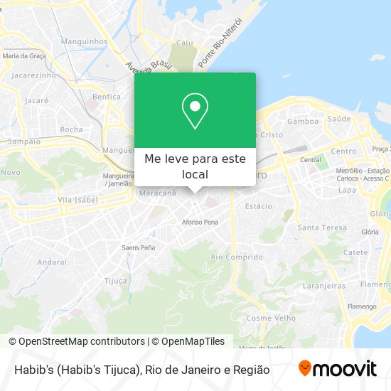 Habib's (Habib's Tijuca) mapa