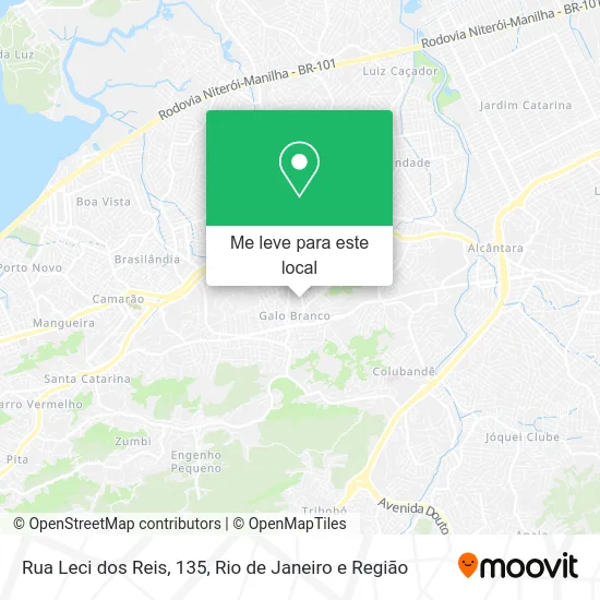 Rua Leci dos Reis, 135 mapa