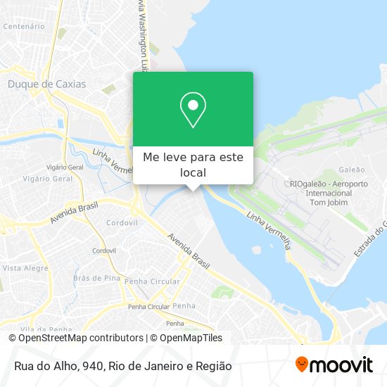 Rua do Alho, 940 mapa