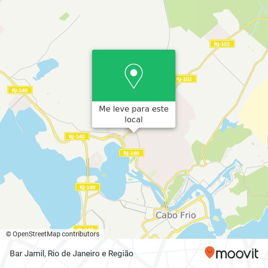Bar Jamil mapa
