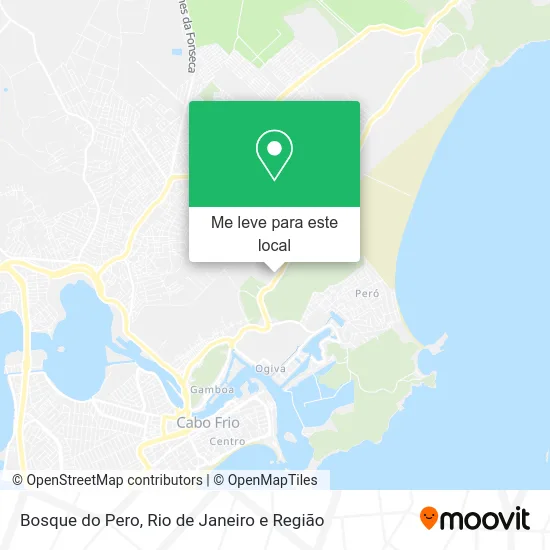 Bosque do Pero mapa