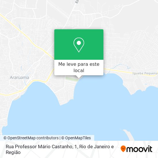 Rua Professor Mário Castanho, 1 mapa