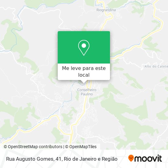 Rua Augusto Gomes, 41 mapa
