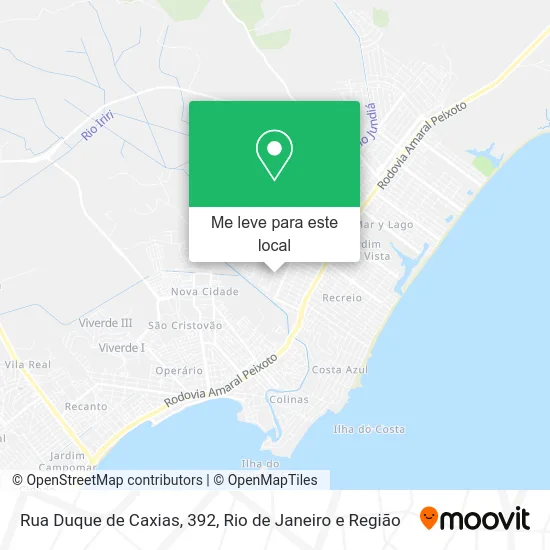 Rua Duque de Caxias, 392 mapa