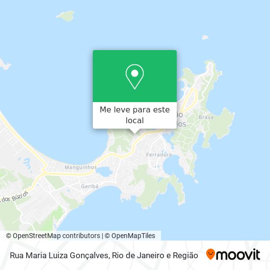 Rua Maria Luiza Gonçalves mapa