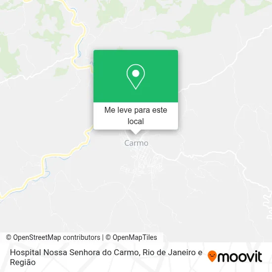 Hospital Nossa Senhora do Carmo mapa