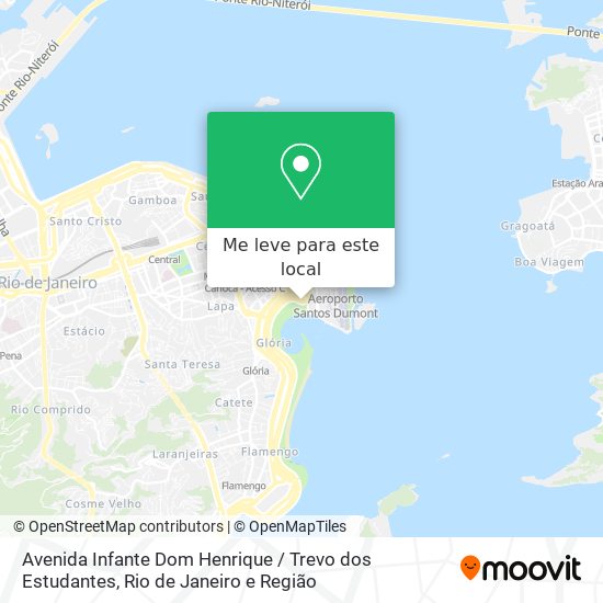 Avenida Infante Dom Henrique / Trevo dos Estudantes mapa