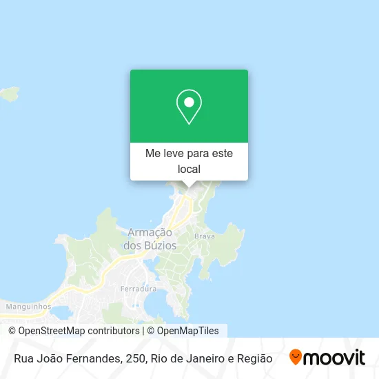 Rua João Fernandes, 250 mapa
