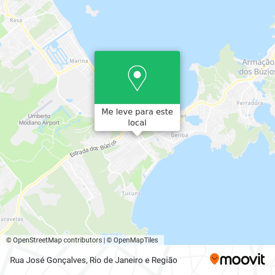 Rua José Gonçalves mapa