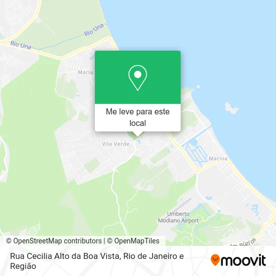 Rua Cecilia Alto da Boa Vista mapa