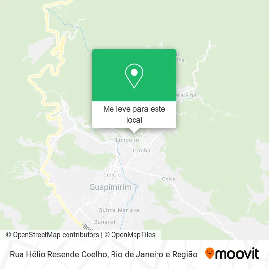 Rua Hélio Resende Coelho mapa